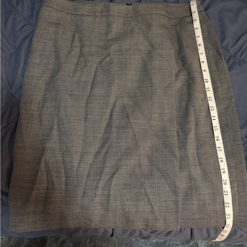Talbots Gray Pencil Skirt Suit